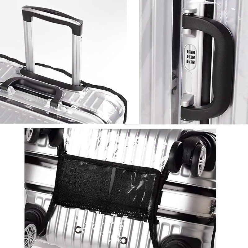True Face Protective Luggage Cover Travel Business Clear PVC Covers