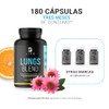 Lungs Blend de 180 Cpsulas. Ingredientes naturales Cordyceps, NAC, Echinacea,