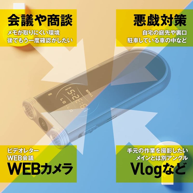 M@Q MQ074 Small Camera, Security Camera, Voice Recorder, Long Time