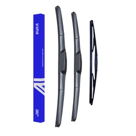 Vipa Car Parts Premium Wiper Blade Set | fits: INFINITI QX70 SUV (Aug 2013 to Apr 2017) | All-Weather Performance | Durable, Streak-Free Windshield Wipers | Easy Installation
