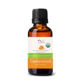 NV Superfoods Organic Lavender Essential Oil - 1 Fl Oz - USDA Certified Organic, Non-GMO,Pure & Natural, Therapeutic Grade Oil for Diffuser, Skin, Nail & Hair Care & Home Essentials