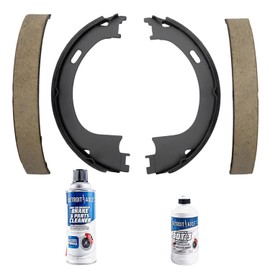Detroit Axle - Rear Brake Shoes for Ford F-150 F-250 Expedition Lincoln Blackwood Mark LT Navigator Town Car, Semi-metallic Brake Shoes Replacement