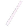 3pcs Rulers, Plastic 12-Inch Long Ruler, Clear Construction-Ruler with Centimeters