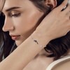 POPLYKE Sterling Silver Killer Whale Orca Beaded Adjustable Bracelets Jewellery