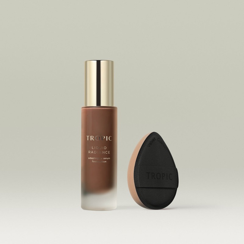 Tropic Skincare Liquid Radiance Adaptogen Serum Foundation, Shade 10 (Deep