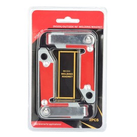 2pcs Magnet Welding Clamp Magnetic Holder Fixer with Handle 30/60/90 Degree