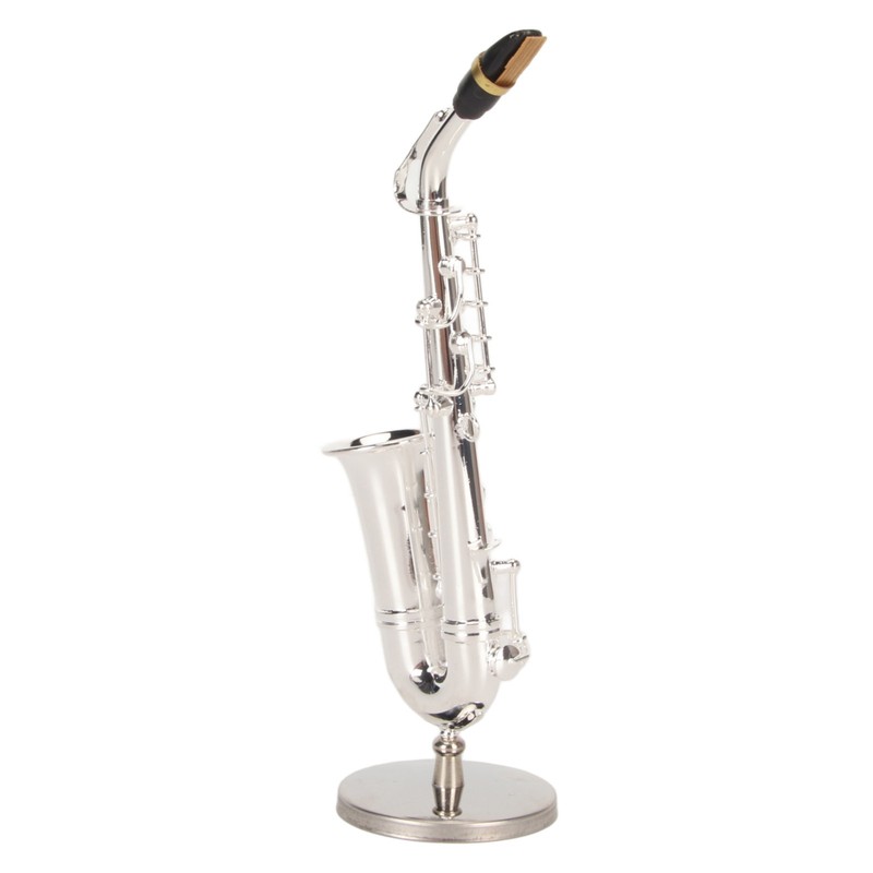 Miniature Saxophone with Stand and Case Mini Musical Instrument Miniature