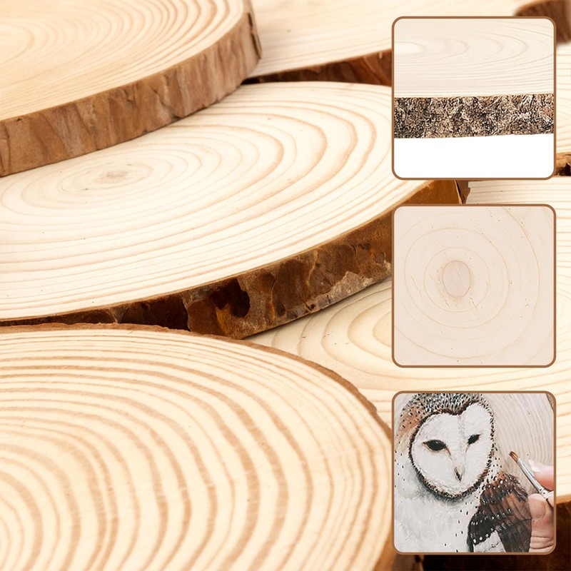 Wooden Discs 30 ~ 35 cm Wooden Discs Wooden Log