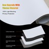 FEILAYS White Thickened Total Blackout Window Film Frosted Glass Static