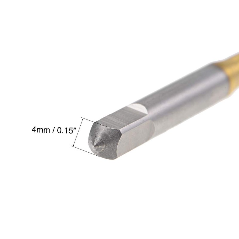 uxcell Spiral Point Plug Threading Tap M5 x 0.8 Thread,