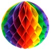 MooLuxe Rainbow Honey Comb Ball 12"