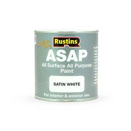 Rustins All Surface All Purpose Paint White 1L