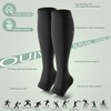 OUIVIAL 3 Pack Copper Compression Socks for Women&Men, 20-30mmHg Open