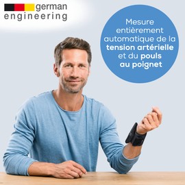 Beurer BC 87 wrist blood pressure monitor with app connection, XL display, rest indicator, inflation technology, colored risk indicator and arrhythmia detection