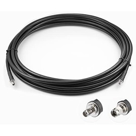 Vecys SMA Cable SMA Male to SMA Female Bulkhead LMR400 32.8FT / 10M RF Coaxial Cable for Router Antenna Signal Amplifier WiFi Adapter