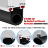 ToLanbbt Garage Door Bottom Rubber Seals 20 FT Garage Door