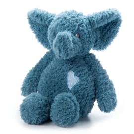 The Petting Zoo Elephant Stuffed Animal Plushie, Gifts for Kids, Snuggle Palz Animals, Blue Elephant Plush Toy 14 Inches