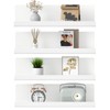 WELDUN Floating Shelves, Set of 4 Wall Mounted Shelf, Picture
