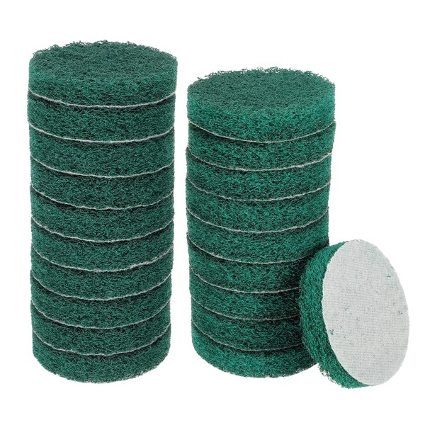 sourcing map 20pcs Scrubber Scouring Pads 180 Grits 3 Inch