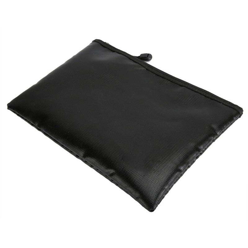 27 x 16cm Waterproof Fireproof File Document Organizer Storage Bag