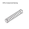 TA-VIGOR 10Pcs Extended Compressed Spring, 6mm OD, 0.5mm Wire Size,