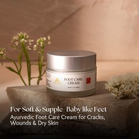 ANAGHAYA...GLOBAL WELLNESS Foot Cream for Cracked Heels & Dry Feet – 1.76 Oz, Ayurvedic Heel Repair Cream with Jaatyadi Oil, Urea & Lactic Acid – Moisturizing Foot Care Cream for Rough, Damaged Skin