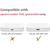 2 Packs Square Dock for Square Reader 2nd Generation, Holder