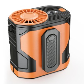 Dreamy Cubby Personal Waist Fan, 10 Speeds Powerful Airflow, Hands-FreeHanging Neck Fan, Portable Rechargeablewith up to 24H+ of Working Time, Wearable Belt Fan for Camping, Outdoor, Jobsite