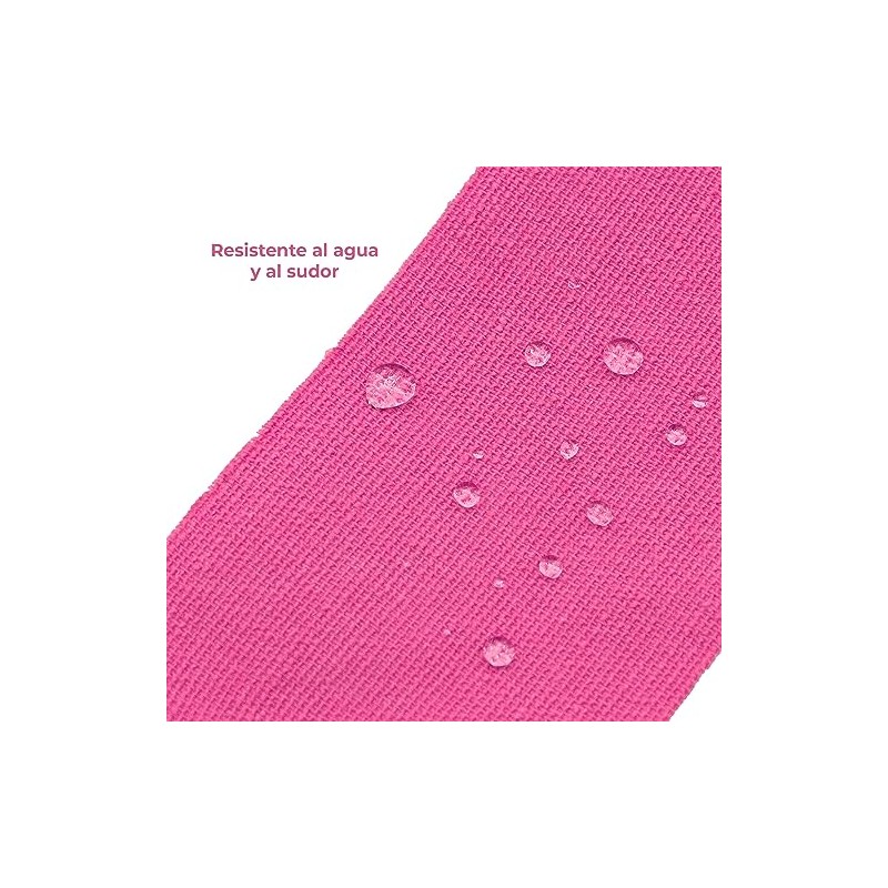 Cinta Kinesiológica Rosa 5m Pre-cortada Go Plus (3)