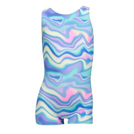 Destira - Conjunto de gimnasia de algodón para niñas, ligero, suave y transpirable, coletero a juego incluido para niños, S (6X)