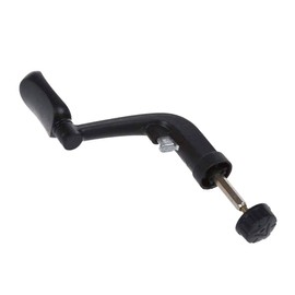 LDEXIN 3pcs Plastic Rotatable Fishing Reel Power Handle Grip Crank Arm Spinning Reel Folding Rotary Knob Repair Parts Black