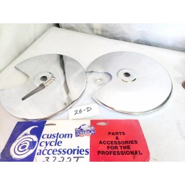 Custom Cycle Accessories 3722T Harley Davidson 42-9952 Chrome Brake Rotor Cover