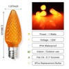 Aniai 5PCS C9 LED Christmas Light Bulbs - C9 led