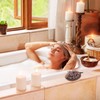 6 piezas de esponja de baño puf de malla de