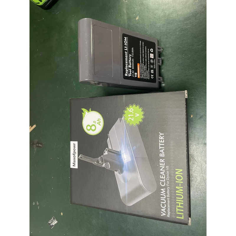 Universal Maxofpowr 8.0Ah Battery for Dyson V8 SV10 Li-ion Animal