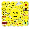 Stickers, Pack of 100 Emoticon Sticker Set, Graffiti Style Decals