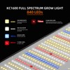 KOSCHEAL KC1600 LED Grow Light 160W Full Spectrum,2.9μmol/J PAR Efficacy,Dimmable