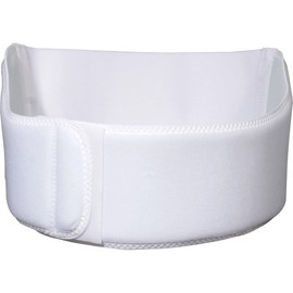 Body Sport Rib Support Belt, Female, X-Large, 6" Wide, White, Latex Free