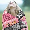Eixiders Dog Mom Gifts Blanket, Dog Mom Gifts for Women,