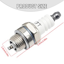 MospdyGear 2 Pcs BPMR7A L7T 2 Stroke Spark Plug, Replacement for Champion CJ8 RCJ6Y RCJ7Y CJ7Y RCJ8, Replacement for Stihl 017 018 MS170 MS180 TS400 TS410