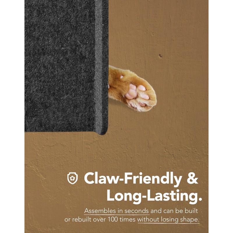 Lukamoo® Cute Cat House (Ashen Phantom, Large)