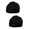 Healifty 2pcs Braid Women Wigs Diy Breathable Liner Man End