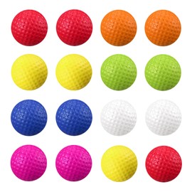 ENERKEEN 16 Pack Foam Golf Balls - 41mm Practice Balls With Realistic Feel and Long Lasting Limited Flight for Backyard, Indoor or Outdoor Use