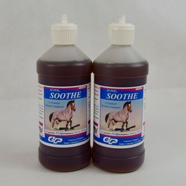 SU-PER Soothe Horse Natural Liniment - Relieves Minor Stiffness and Soreness - Premium Quality, Sediment Free, Herbal Liniment - 1 Pint, (2 Pack)