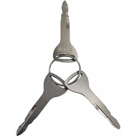 SPJIUQI 3Pcs Ignition Keys A62597 162597 Compatible with Toyota Forklift ToyNew 7591-23330-71 TY57591-23330-71 57591-23330-71