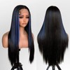 FABÉLLE Silky Straight Wig 26inch 13×4×1 Middle Part Lace Glueless