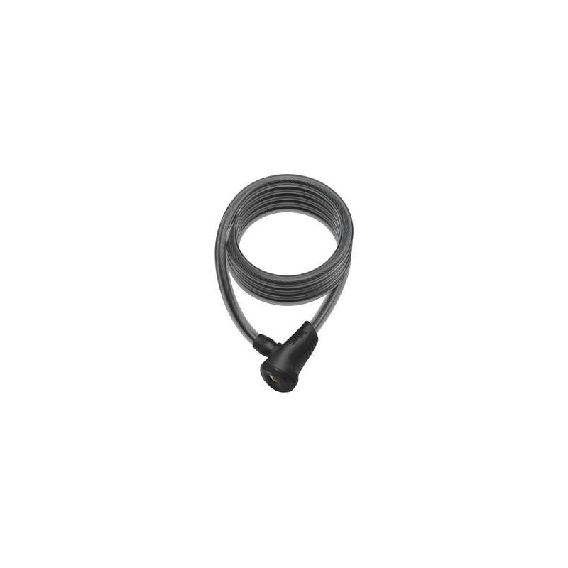 Onguard Neon Series 8156 Coil Cable Lock, 180cmx12mm, Black