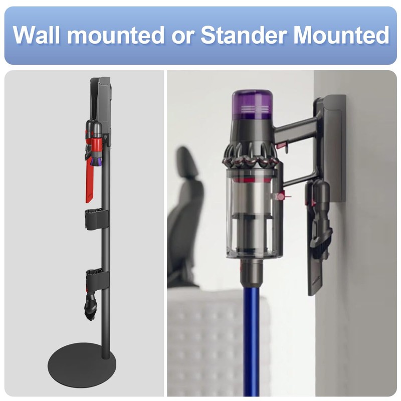 FUNTECK Wall Mounted Docking Station for Dyson V11 V15 Vacuum