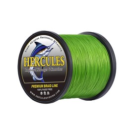 HERCULES Fade-Resistant Braided PE Fishing Line, 4 Strands, Long Casts, Strong, Sensitive, Flexible, No Stretch, Versatile, Long-Lasting, 164 yd (150 m) #0.8 (10 lb (4.5 kg), 0.005 in. (0.12 mm))