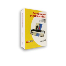 Alevar Laminating Pouches, Business Card Size 60 x 90 mm, Thickness 250 Micron (2 x 125 Microns), Pack of 100